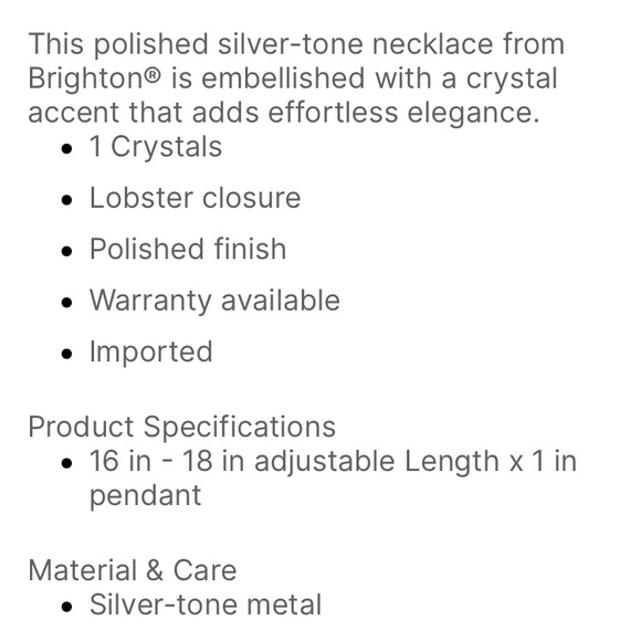 NWT interlock Lustre necklace - Picture 4 of 5